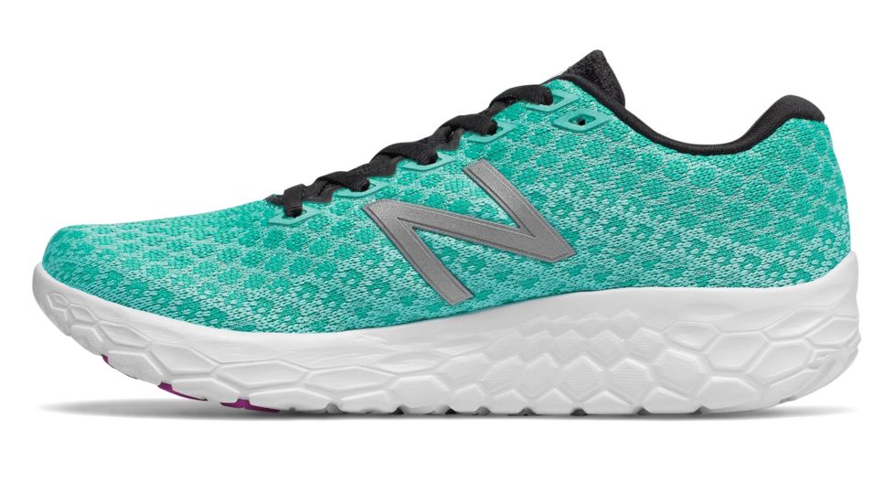 New Balance Fresh Foam Beacon Road Running Shoes - Women's, Light Tidepool/Tidepool/Voltage Violet, Standard, 7.5 US, WBECNTP B 075