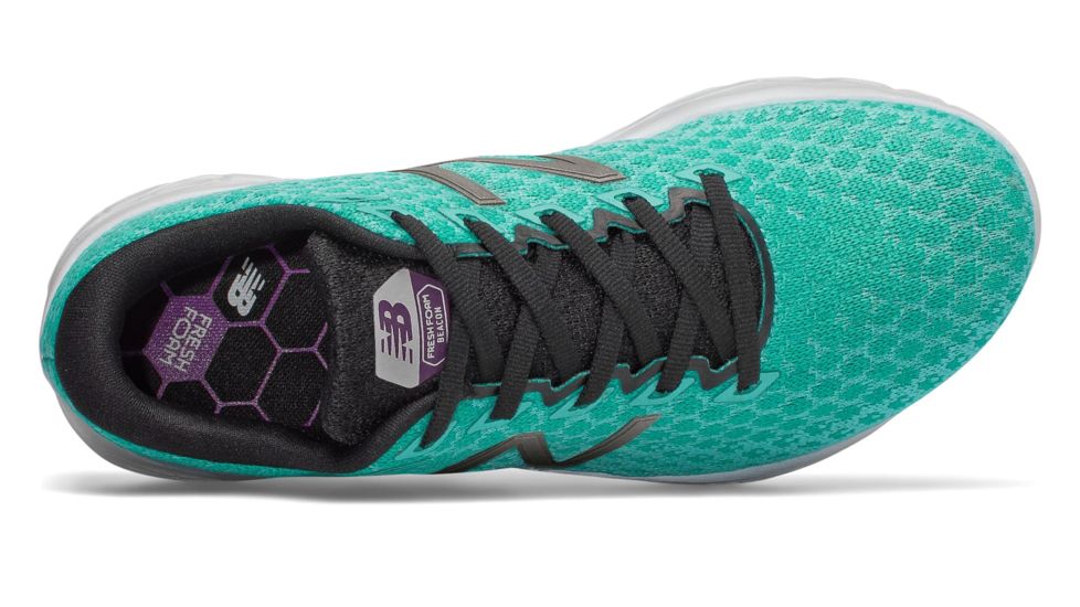 New Balance Fresh Foam Beacon Road Running Shoes - Women's, Light Tidepool/Tidepool/Voltage Violet, Standard, 7.5 US, WBECNTP B 075