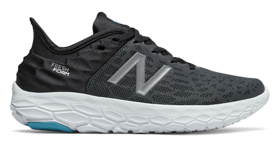 New Balance Fresh Foam Beacon V2 Road Running Shoes - Womens, Black/Orca, Medium, 9.5 US, WBECNBW2 B 095