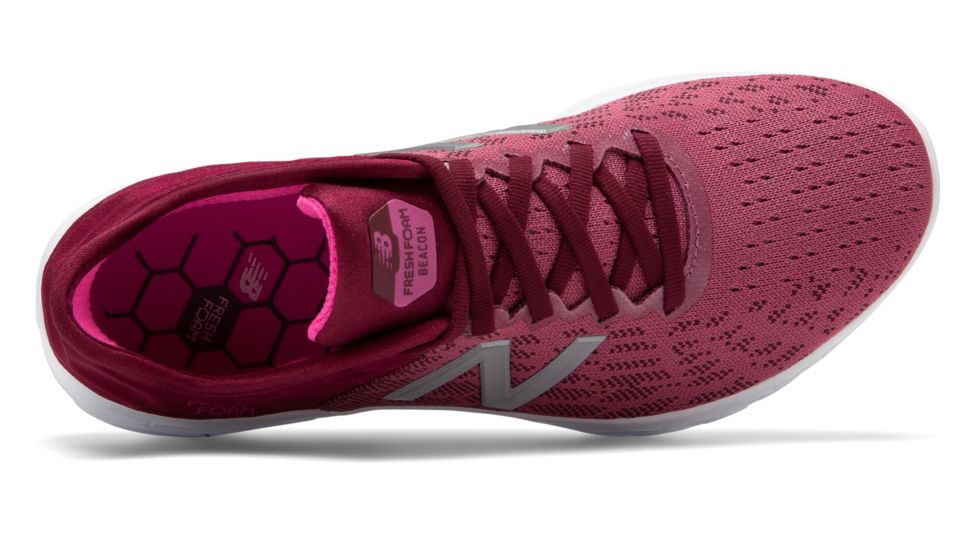 New Balance Fresh Foam Beacon V2 Road Running Shoes - Womens, Dragon Fruit/Sedona/Peony, Medium, 9.5 US, WBECNDF2 B 095
