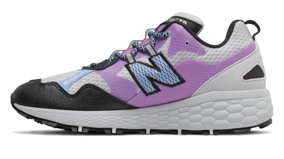 New Balance Fresh Foam Crag V2 Trailrunning Shoes - Womens, Light Aluminum/Black/Team Carolina, 8 US, WTCRGLC2 B 08