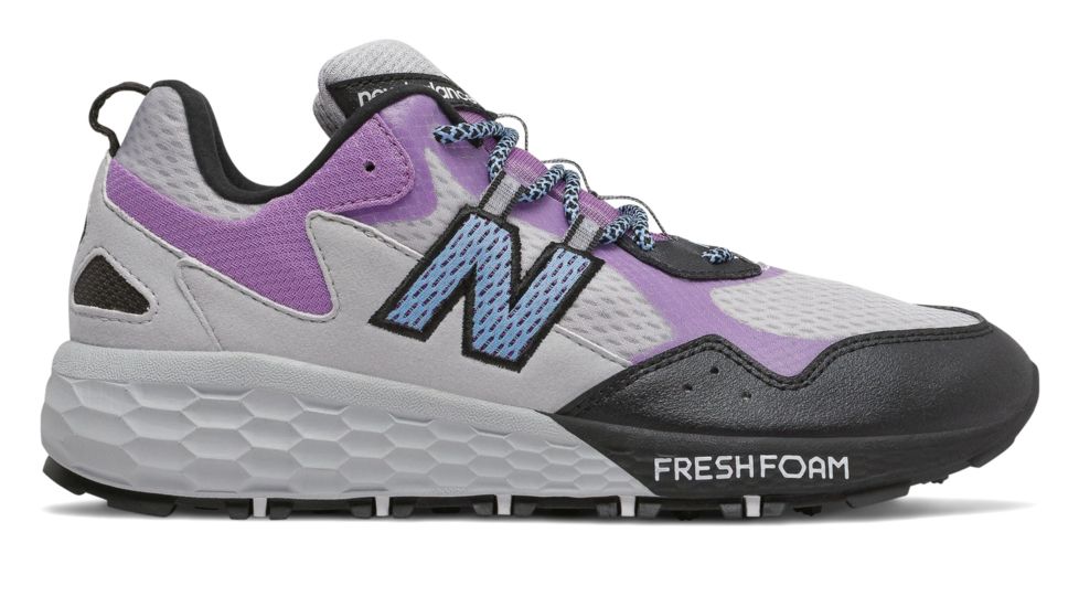 New Balance Fresh Foam Crag V2 Trailrunning Shoes - Womens, Light Aluminum/Black/Team Carolina, 8 US, WTCRGLC2 B 08