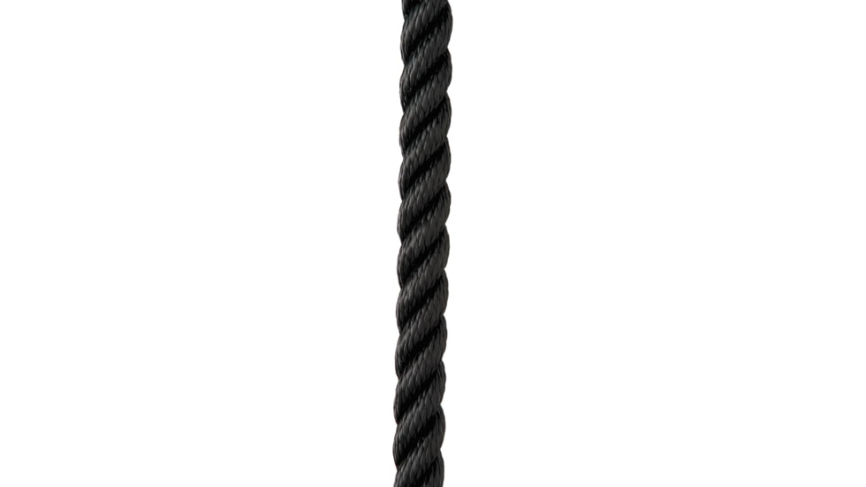 New England Ropes 1/2&quot; X 15' Premium Nylon 3 Strand Dock Line - Black 76618