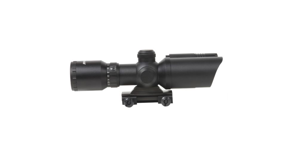 Firefield 1.5-5x Rifle Scope with Attached Green Laser FF13017
