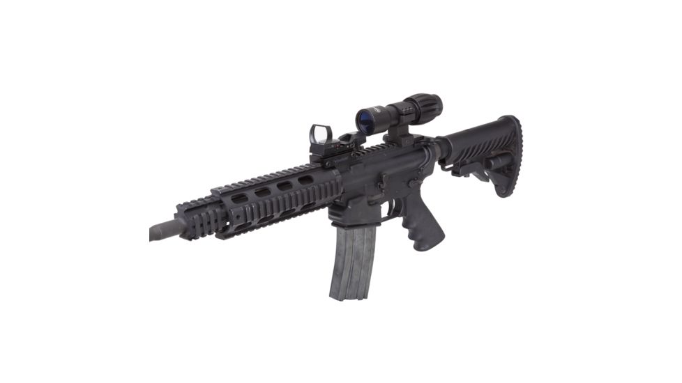 OpticsPlanet Exclusive Refurbished, Firefield 7x Tactical Magnifier for Weapon Sights, 32 mm, AR Green SM19022
