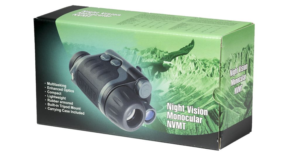 Yukon NVMT 3x42 Sea Wolf Waterproof 1x Night Vision Monocular, Black/Blue 24022WP