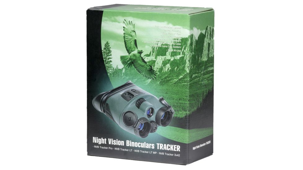 Yukon Tracker 3x42mm Night Vision Water Resistant Binoculars, Green - YK25028