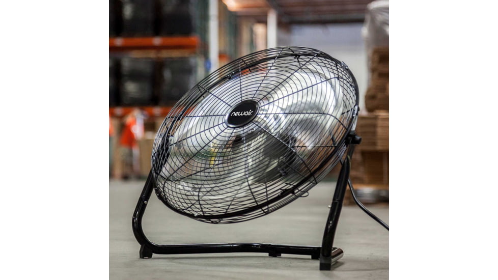 NewAir 18in High Velocity Portable Floor Fan, Black, WindPro18F