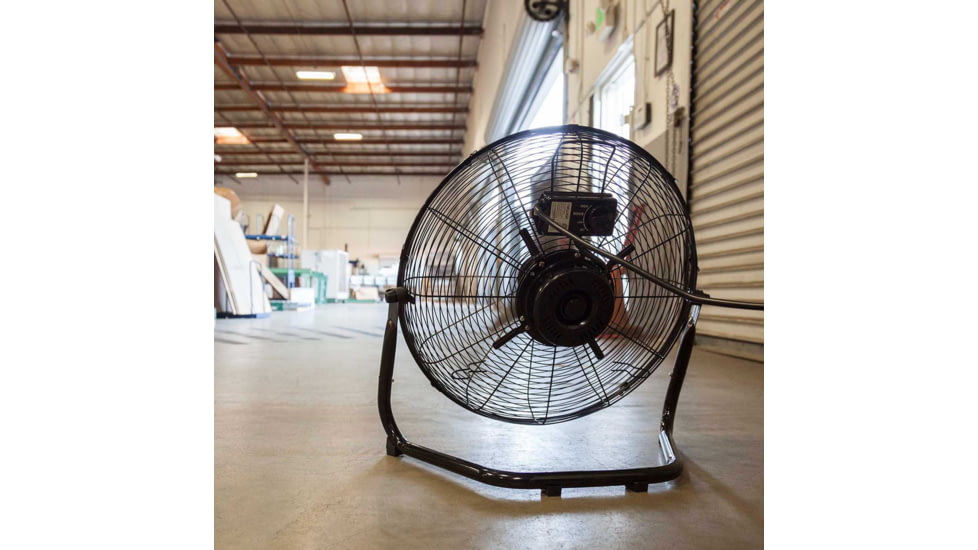 NewAir 18in High Velocity Portable Floor Fan, Black, WindPro18F