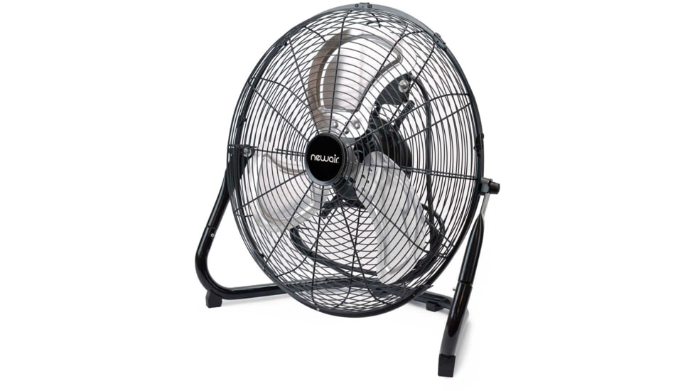 NewAir 18in High Velocity Portable Floor Fan, Black, WindPro18F