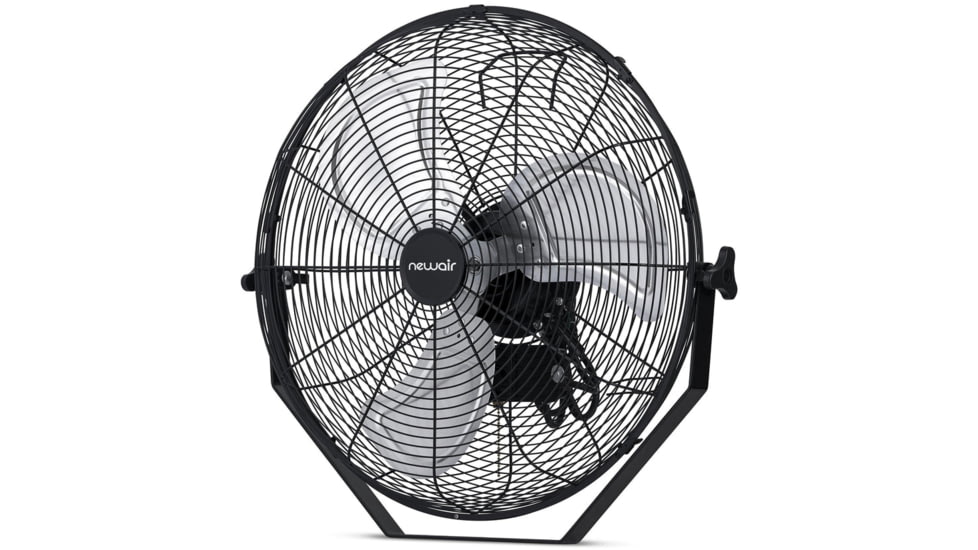 NewAir 18in Outdoor Rated 2-in-1 High Velocity Floor/Wall Mounted Fan, Black, NIF18CBK00