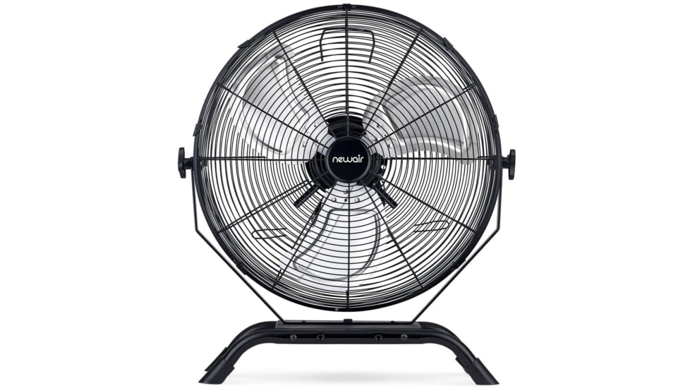 NewAir 18in Outdoor Rated 2-in-1 High Velocity Floor/Wall Mounted Fan, Black, NIF18CBK00