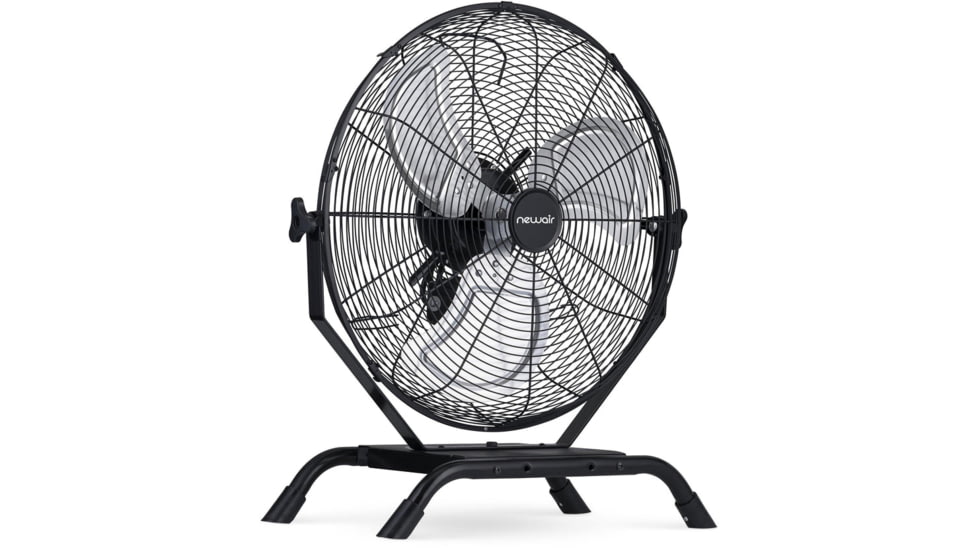 NewAir 18in Outdoor Rated 2-in-1 High Velocity Floor/Wall Mounted Fan, Black, NIF18CBK00