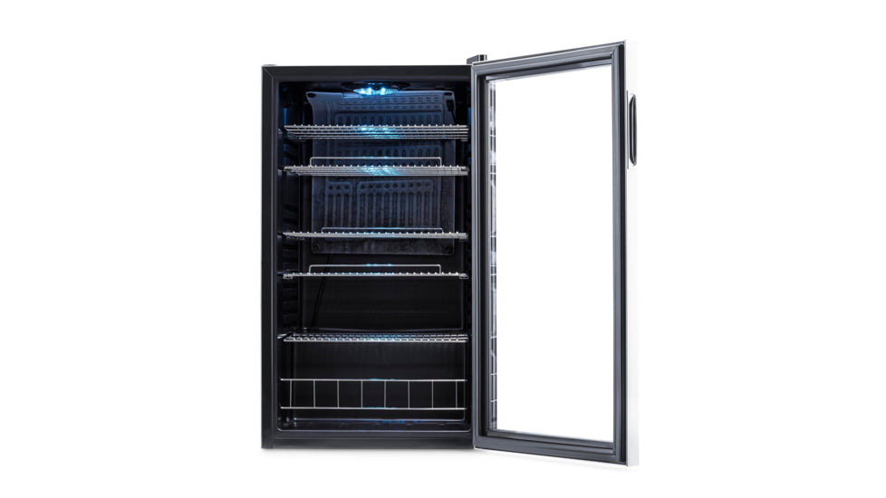 NewAir Can Freestanding Beverage Fridge - 126 Cans, Black / Stainless Steel, AB-1200