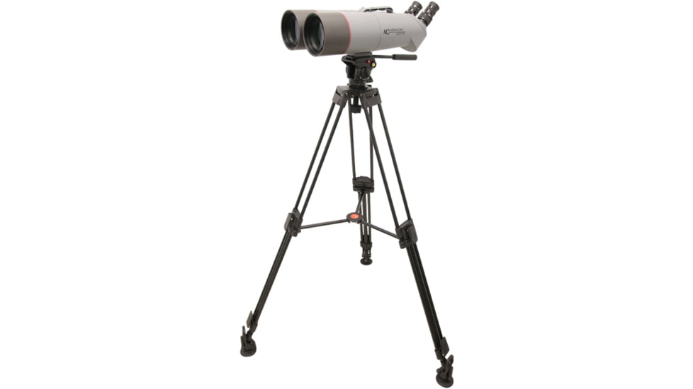 Newcon Optik, 28x100 ED, BAK6 Prism, Long Range Observation Binocular, Grey, BIG EYE 28x100 ED