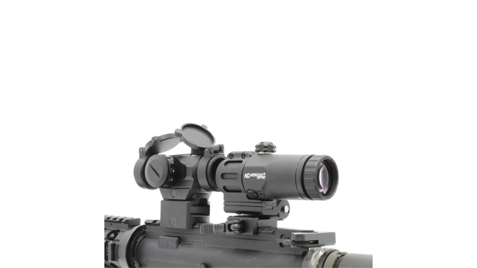 Newcon Optik HDS 3x Red Dot Sight Magnifier, Black, HDS 3x Lens