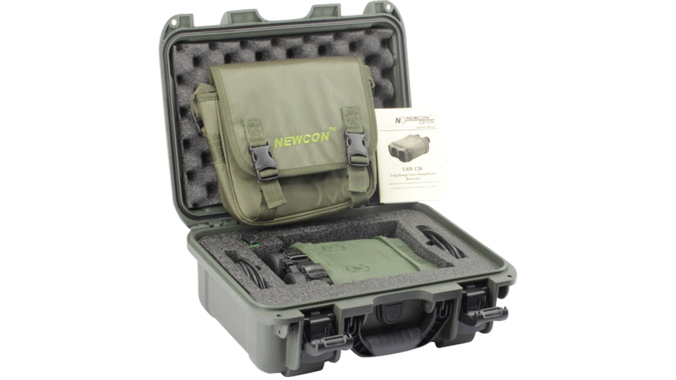 Newcon Optik LRB12K 7x42mm Laser Rangefinder Binocular, Green, Medium, LRB 12K