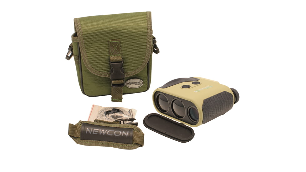 Newcon Optik LaserLRM 2200SI 7x25mm Rangefinder Monocular, Tan, Small, LRM 2200SI