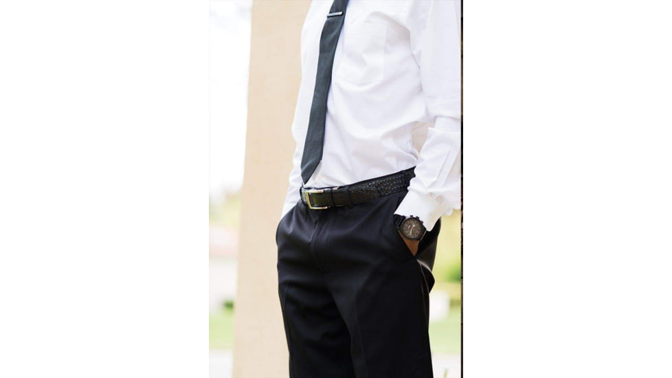 Nexbelt Alligator 2.0 Dress Belt, Non-EDC, Black, PCA1453
