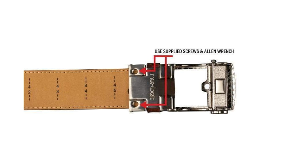 Nexbelt Alligator 2.0 Dress Belt, Non-EDC, Coffee, PCA1606