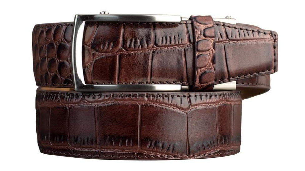 Nexbelt Alligator 2.0 Dress Belt, Non-EDC, Coffee, PCA1606