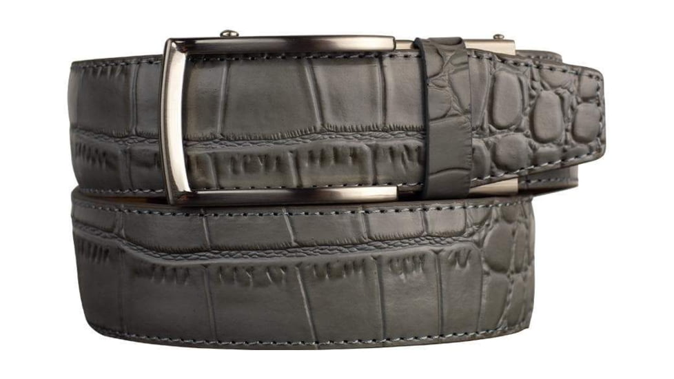 Nexbelt Alligator 2.0 Dress Belt, Non-EDC, Grey, PCA1651