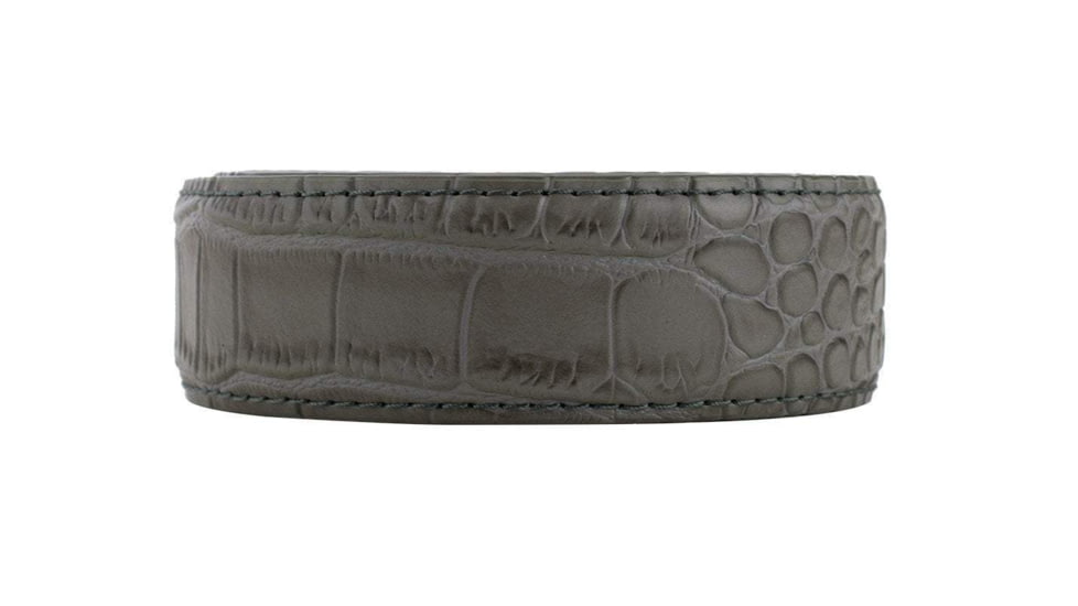 Nexbelt Alligator PreciseFit Embossed Leather Strap, Grey, SAL7066