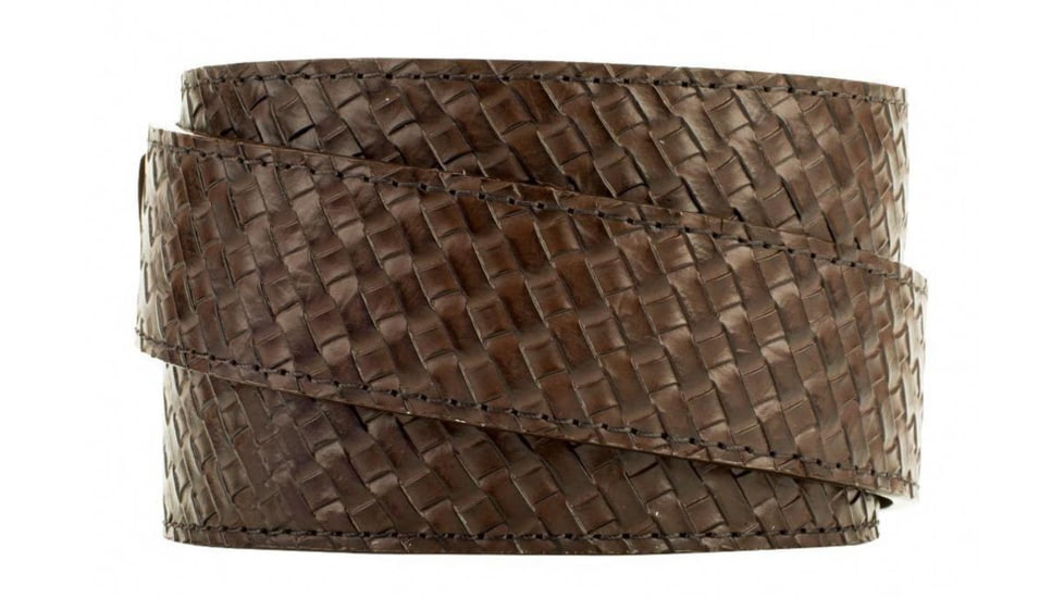 Nexbelt Basket Weave Dress Belt, Non-EDC, Brown, PCE5093