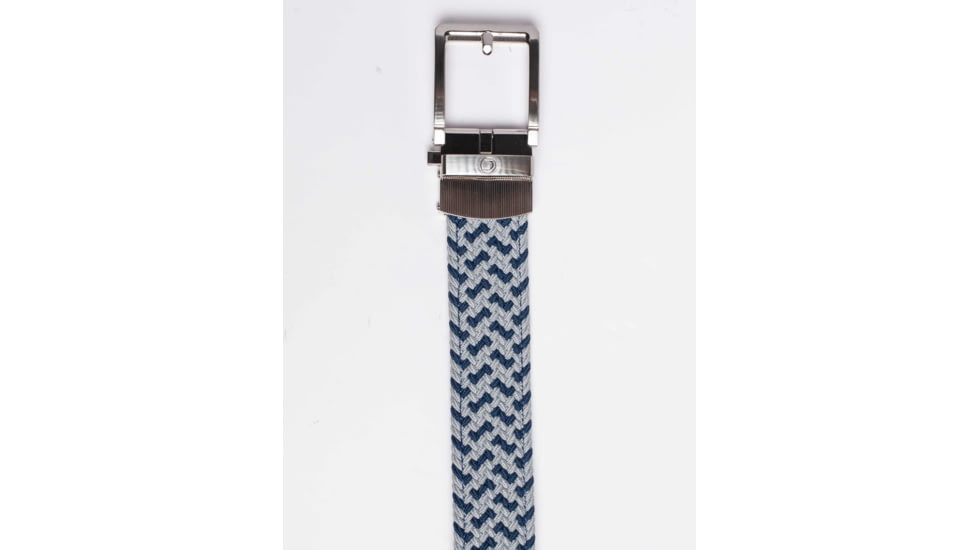 Nexbelt Braided Belt, Navy/Grey, Up to 50" Waist, PCD5068