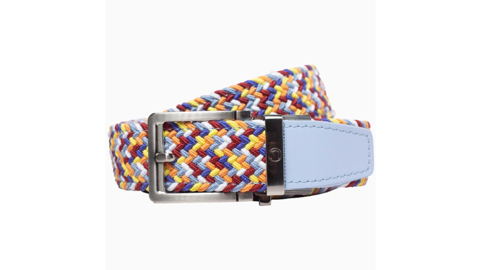 Nexbelt Braided Belt, Rainbow, Up to 50" Waist, PCD4771