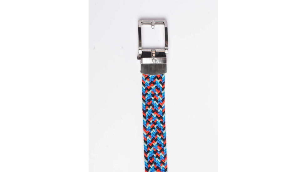 Nexbelt Braided Belt, Red/Grey/Blue, Up to 50" Waist, PCD4788