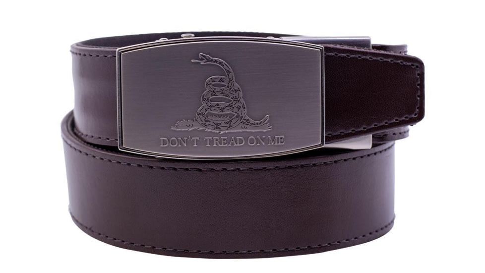 Nexbelt Gadsden Flag PreciseFit EDC Gun Belt, Brown, 1.38in, PCS0661