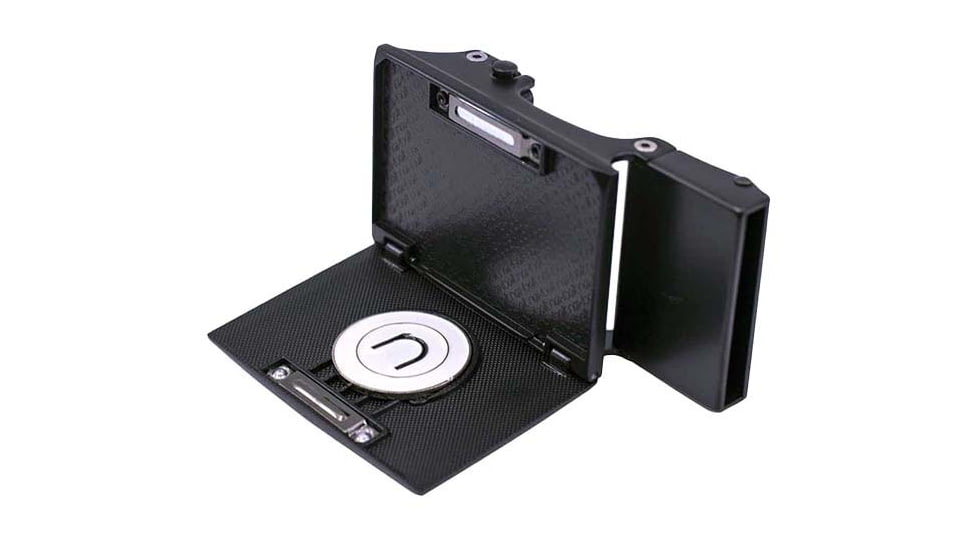 Nexbelt Go-In Beveled Shield Buckle, Black, BGG5383