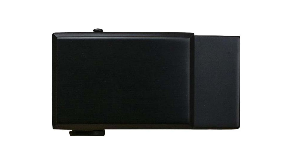 Nexbelt Go-In Beveled Shield Buckle, Black, BGG5383