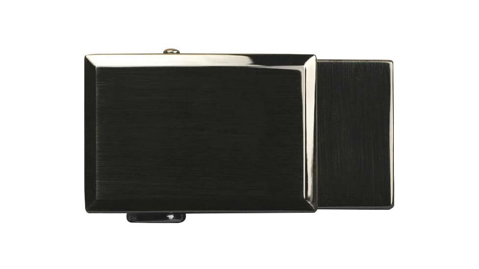 Nexbelt Go-In Beveled Shield Buckle, Gunmetal, BGG5406