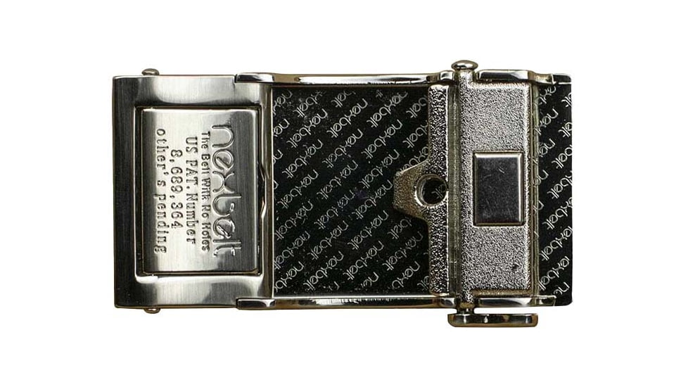 Nexbelt Go-In Beveled Shield Buckle, Nickel, BGG4508