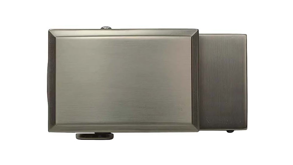 Nexbelt Go-In Beveled Shield Buckle, Nickel, BGG4508