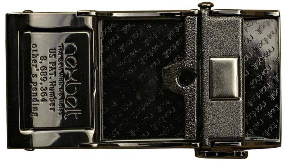 Nexbelt Go-In Beveled USA Buckle, Gunmetal, BGH5888
