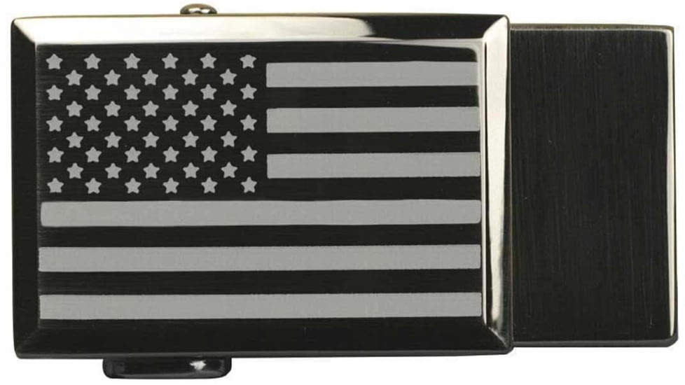 Nexbelt Go-In Beveled USA Buckle, Gunmetal, BGH5888