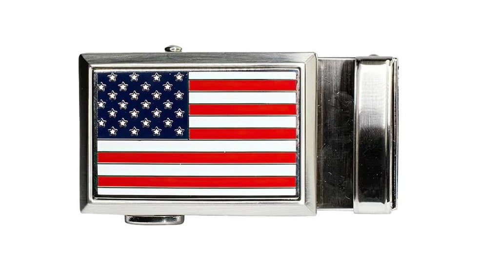 Nexbelt Go-In Beveled USA Buckle, Red/White/Blue, BGH5444