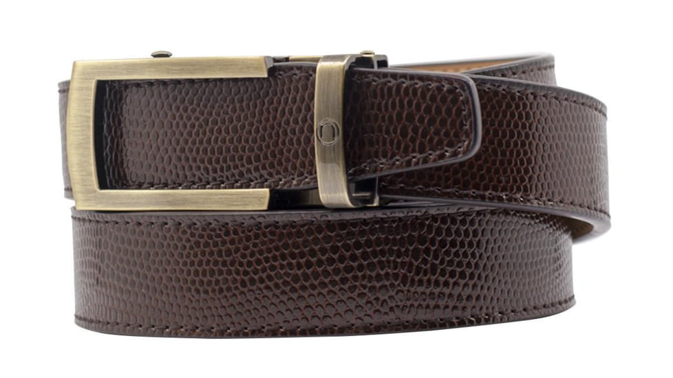Nexbelt Legardo Sleek Dress Belt, Non-EDC, Brown, PCI4867