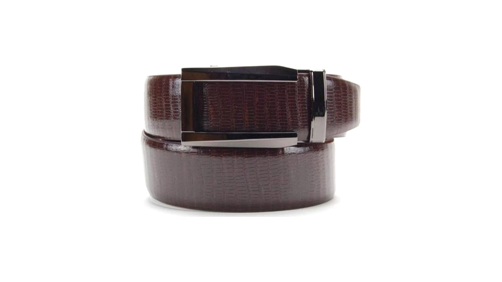 Nexbelt Lizard Dress Belt, Non-EDC, Brown, PCL4126