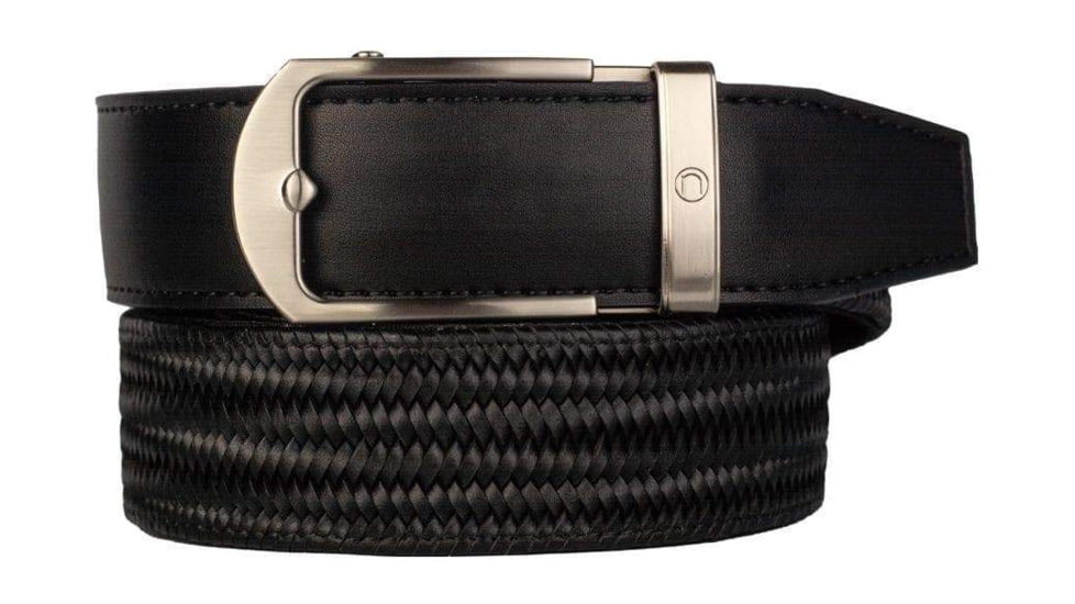 Nexbelt Maduro Weave Basket Dress Belt, Non-EDC, Black, PCE6717