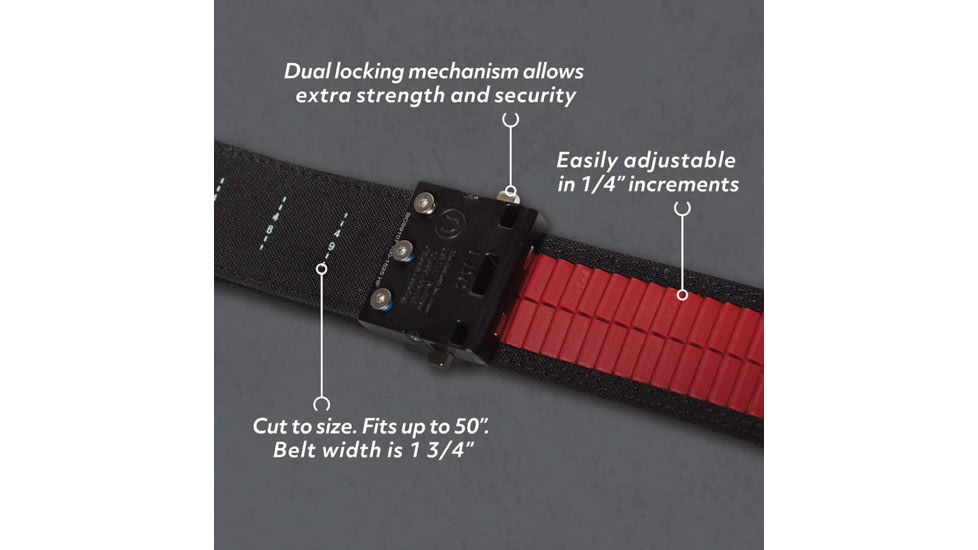 Nexbelt NTAC-45 EDC Gun Belt, 1.75 in, Black, One Size, PCS9121