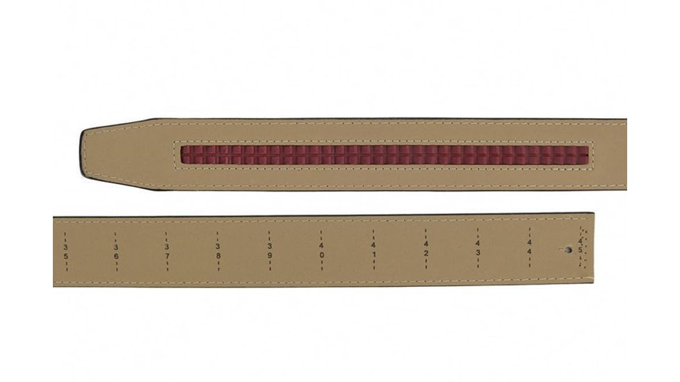 Nexbelt Smooth USA Flag Tip Debossed Dress Belt, Non-EDC, White, PCH6243