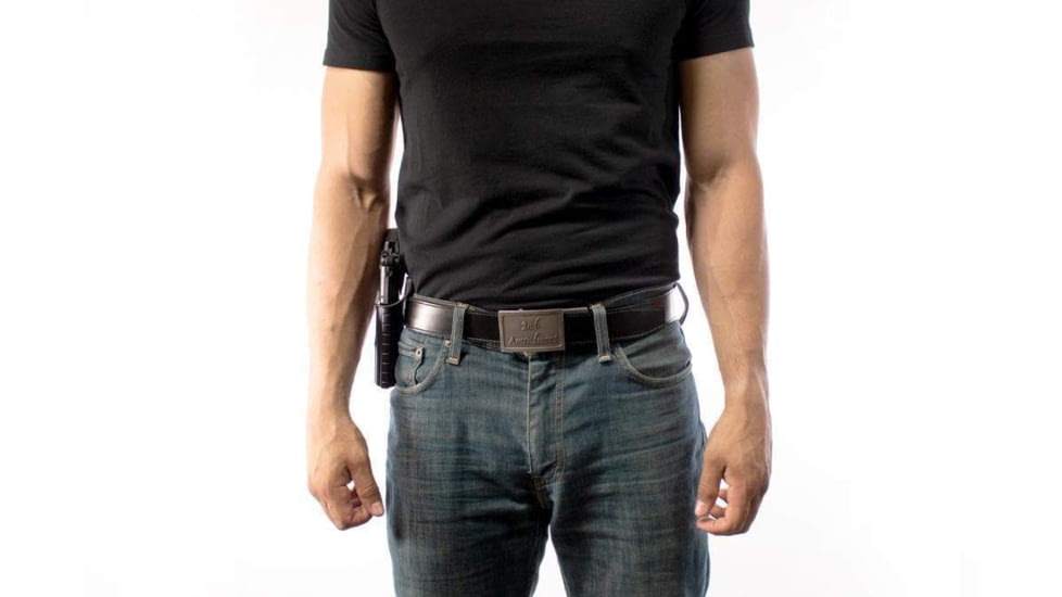 Nexbelt The 2nd Ammendment Pewter EDC Gun Belt, Pewter, 1.38in, PCS0890