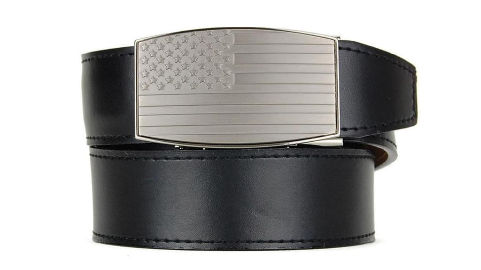 Nexbelt USA Heritage Embossed Aston EDC Belt, Pewter, 1.38in, PCS1286