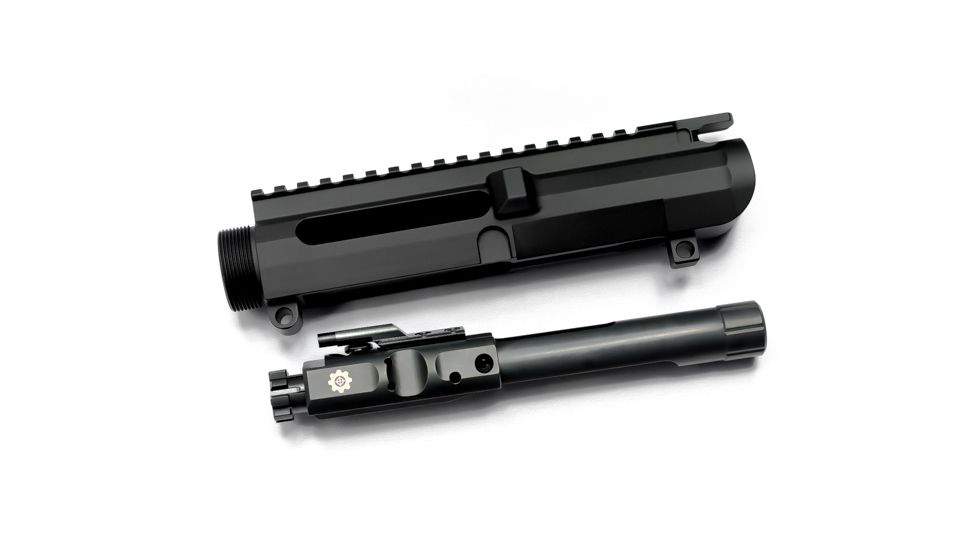 USED, Next Level Armament NLX Billet .308 AR-10 Upper Receiver Stripped and Bolt Carrier Group Combo, Left Hand, Black/Dark Grey, NLX155