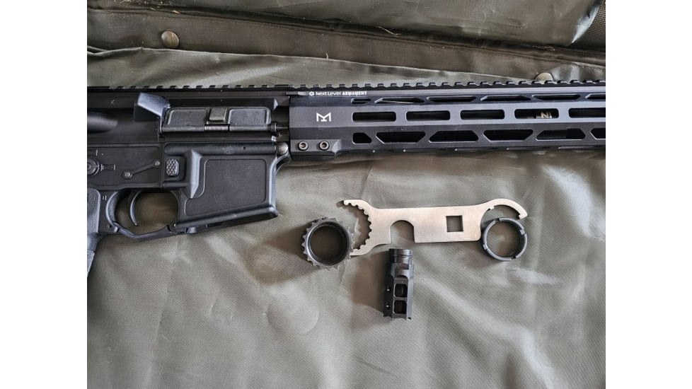 Next Level Armament Compact AR-15 Armorer Wrench, Stainless Steel, NLX2000