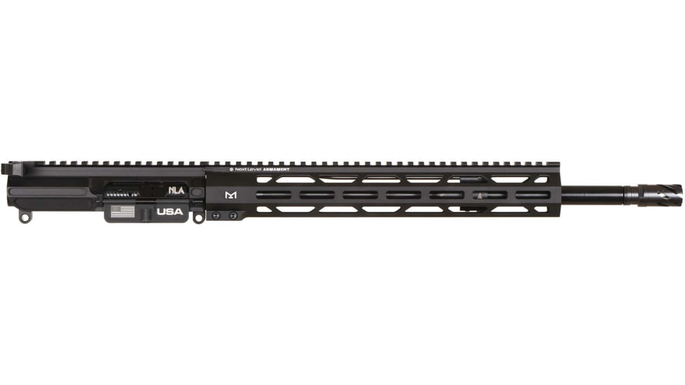 USED Next Level Armament NLXPRIME Billet 5.56mm AR-15 Complete Upper Receiver , 16 in Barrel, 1-7 Twist, M-LOK Handguard, Helix Flash Hider, Black, NLX308, EDEMO1, Condition Parts Only/Salvage, WP
